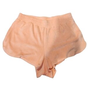 Victoria's Secret On Point Terry Cloth Shorts Color Peach